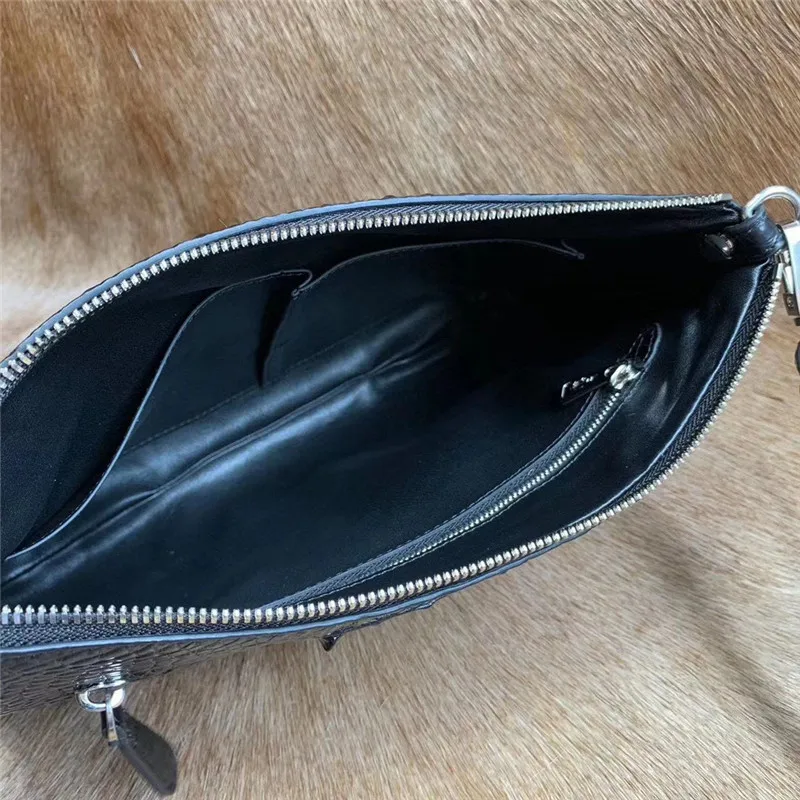 Сумка-клатч Мужская из натуральной крокодиловой кожи для ноутбука |