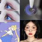 Горячая Распродажа контакты для темных глаз, 1 пара цветных контактов для глаз, контактные линзы для близорукости