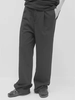 mens suit pants straight pants spring and autumn new british dark mature leisure simple large pants