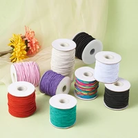 100mroll 1mm round elastic cord rope string thread nylon outside and rubber inside for jewelry making diy accessories findings