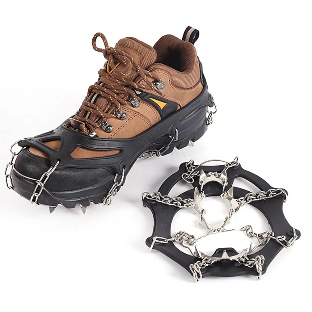 

Eleven-tooth Ice Snow Grips Crampons Multi-function Anti-Slip Ice Cleat Crampons For Walking For Climbing On Snow And Ice