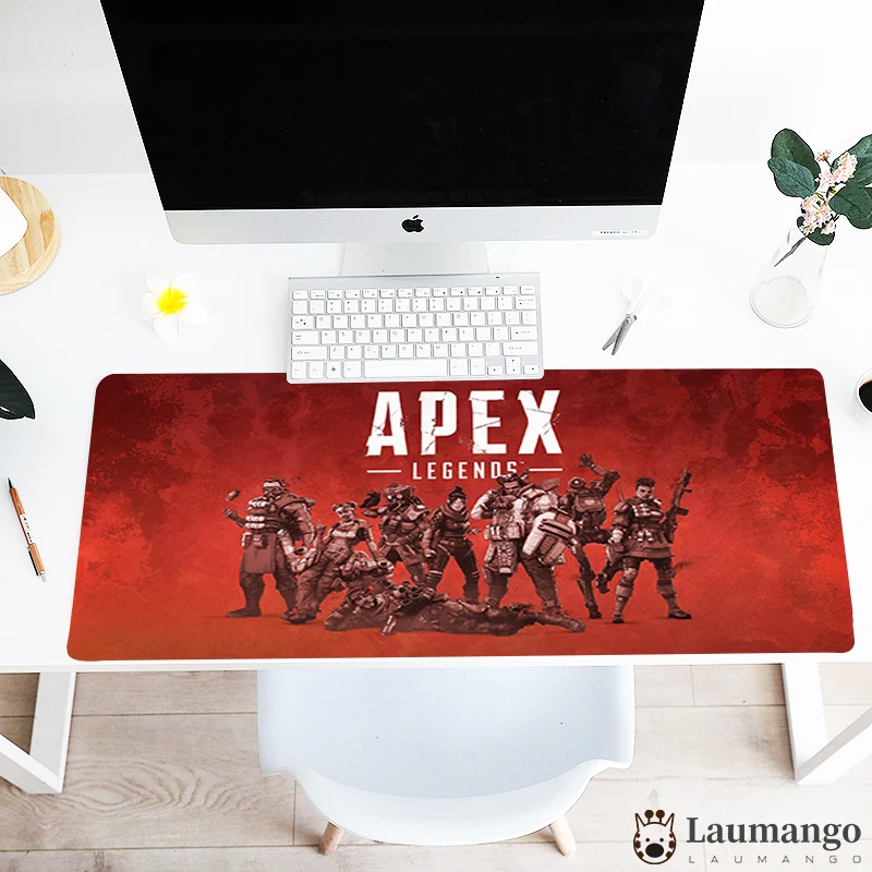 

Mouse Pad APEX Legends Anime Large Size Gaming Mouse mat Rubber PC Computer Gamer Desk Mat Locking Edge Mousepad
