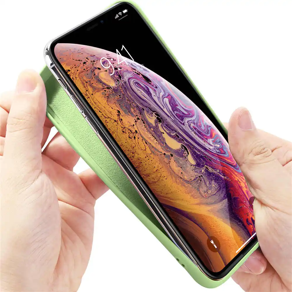 Жидкий однотонный силиконовый чехол для телефона s для Xiao mi Red mi Note 8T 7 8 Pro 8A 7A mi Note 10 9 SE 9T чехол мягкий чехол из ТПУ