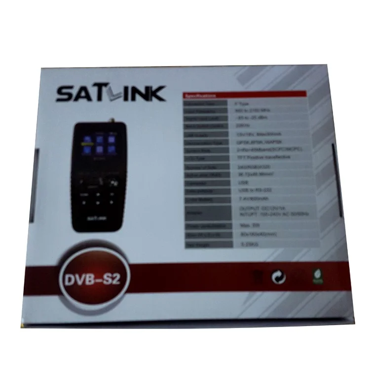 5 шт./лот Оригинал Satlink WS-6933 спутниковый Finder DVB-S2 FTA C KU Цифровой Meter WS6933 | Электроника