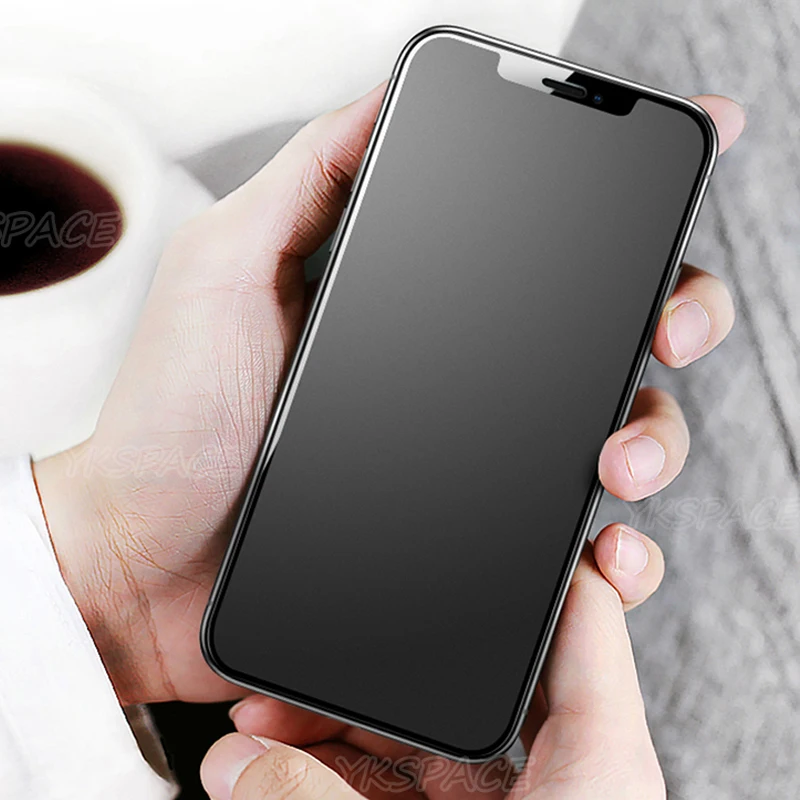 2 шт. 1 матовое закаленное стекло 9H для iPhone X XS XR 11 12 mini Pro Max|Защитные стёкла и плёнки