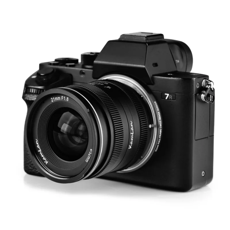 Объектив с ручной фокусировкой KamLan 21 мм F1.8 диафрагмой для Olympus Panasonic APS C|Объективы