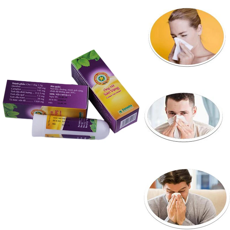 3 шт. Таиланд мята цилиндр контейнеры для носовых ингаляторов освежить мозг