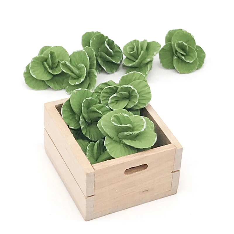 

5 шт./лот капуста китайская капуста маленький кукольный мини-домик милый ручной работы Полимерная глина овощи 1:12 кукольный домик