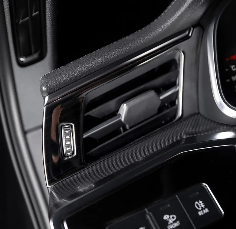 

Приборная панель, наклейки на воздуховод, из нержавеющей стали, для Audi 19, A6L