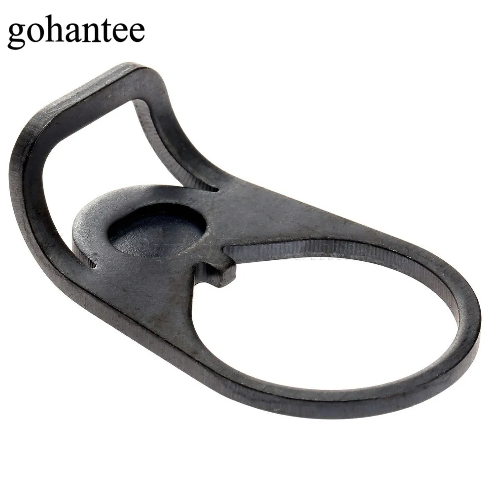 Gohantee 1 шт. Тактический 3 см петля слинг адаптер Крепление Ambidextrous 180 градусов диапазон движения стальная Торцевая Пластина принадлежности для охотничьего ружья