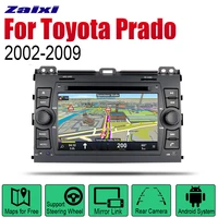 zaixi auto radio 2 din android car dvd player for toyota prado 20022009 gps navigation bt wifi map multimedia system stereo