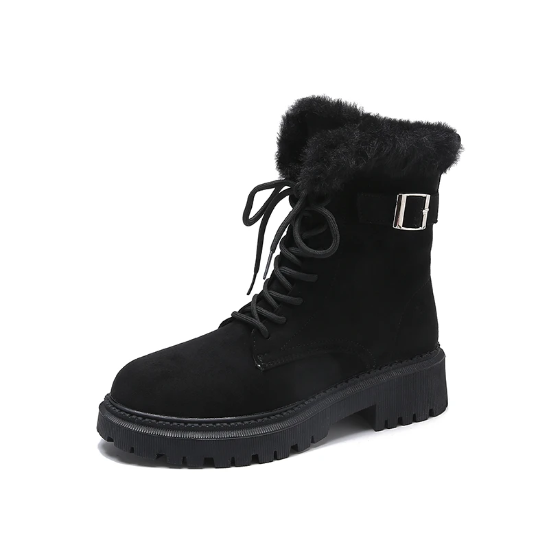 

2021 Women Boots Winter Ankle Boots for Women Winter Shoes Female Snow Boots Botas Mujer Warm Plush Shoes Woman