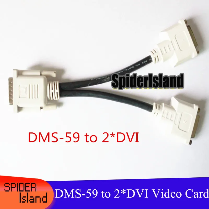 Надежное качество внешний кабель видеокарты с двумя разъемами DVI 59Pin DMS на 2 *
