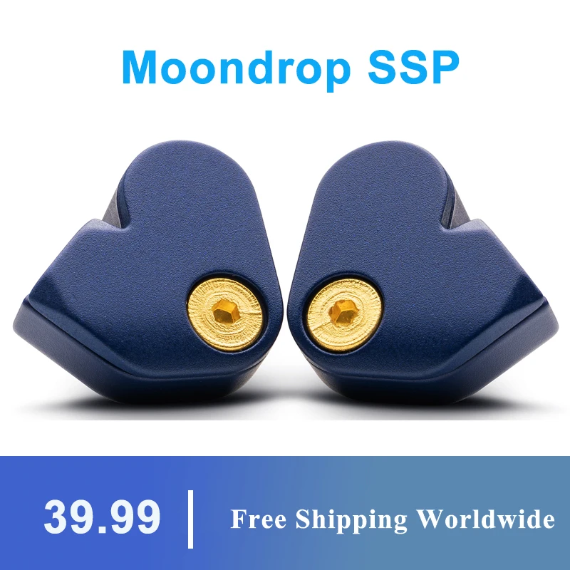 Наушники вкладыши Moondrop SSP с бериллиевым покрытием динамические наушники