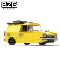 bzb moc city famous car only fools and horses high tech speed racing car building block model kids boys diy toys birthday gifts