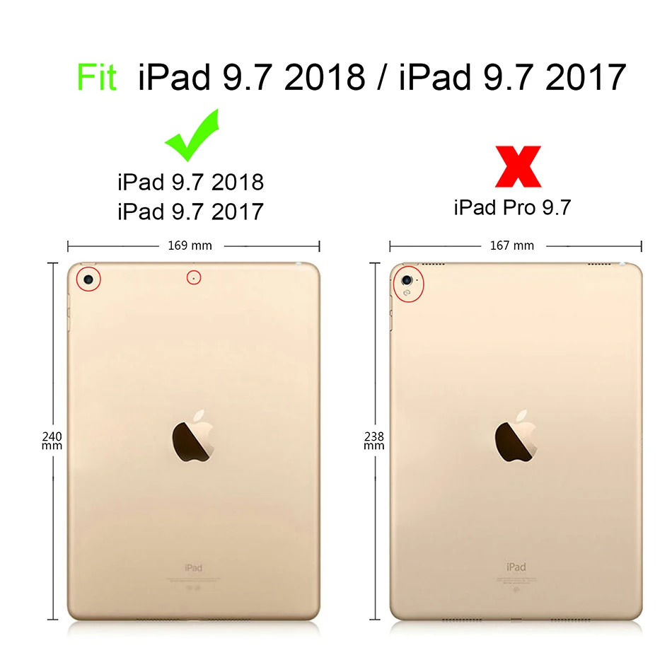 Чехол MTT для iPad 9 7 с держателем карандашей 2017 2018 Мягкий ТПУ + искусственная кожа