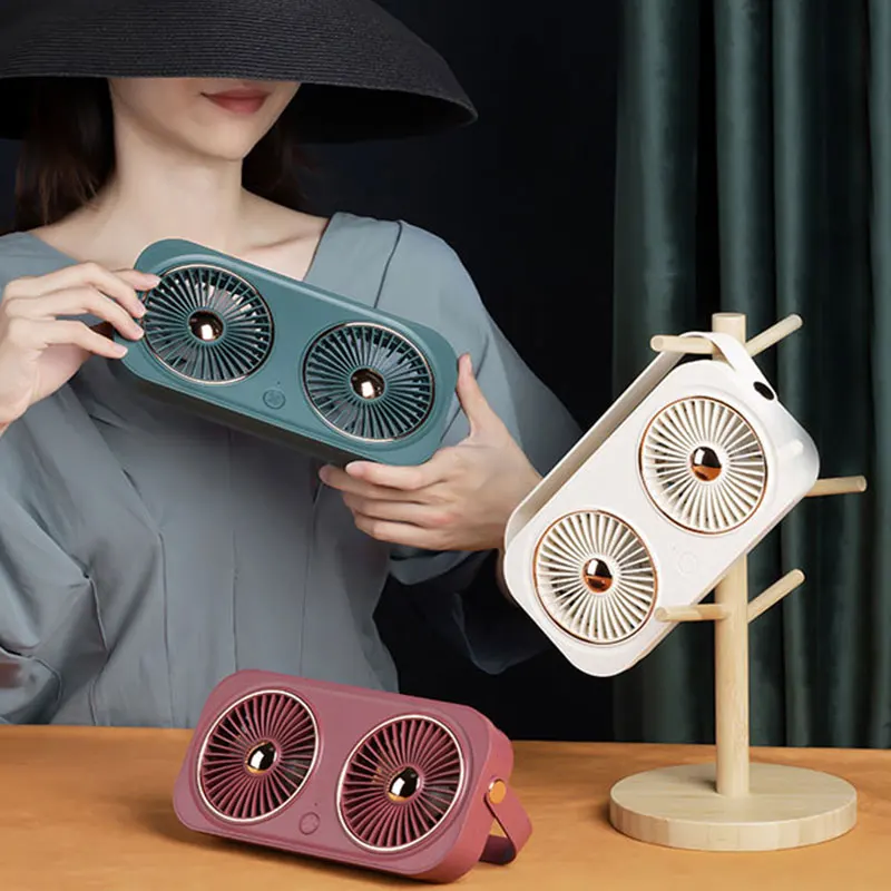 

Mini USB Desk Fan Better Cooling Perfect,Strong Airflow Whisper Quiet Portable Fan for Desktop Office Table