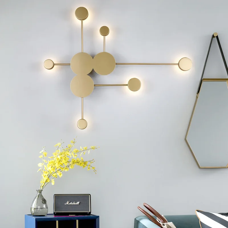 Светодиодный настенный светильник в скандинавском стиле современный