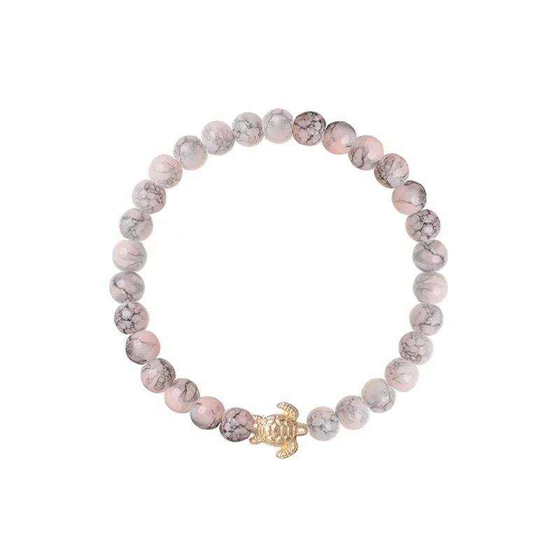 6 шт./компл. женские модные браслеты браслет с подвесками из бисера черепаха