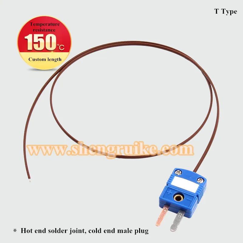 PTFE Thermocouple Wire Thermometer Bare End Temperature Sensor K Type T | Инструменты