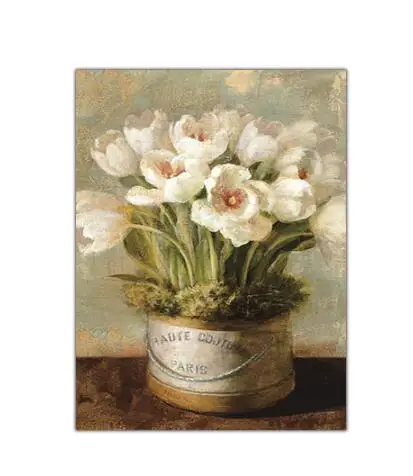 

Vintage European Flower Canvas Painting Wall Art Picture Nordic Minimalist Poster and Prints Home Decoration No Frame