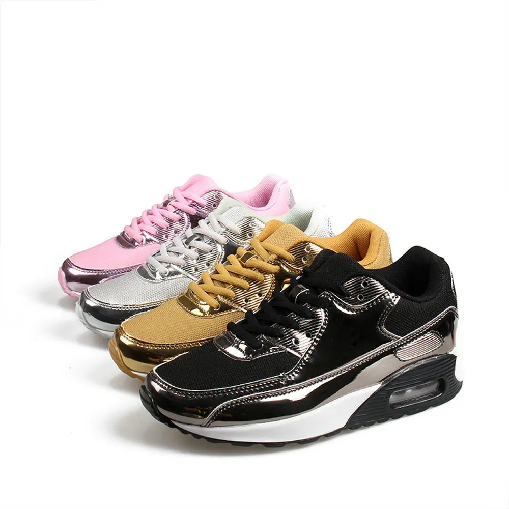 

Newbeads Summer Men's and Women's Lace Up Running Sneakers Shoes Male Couple Shoes Bright Color Air Cushion Casual Sports