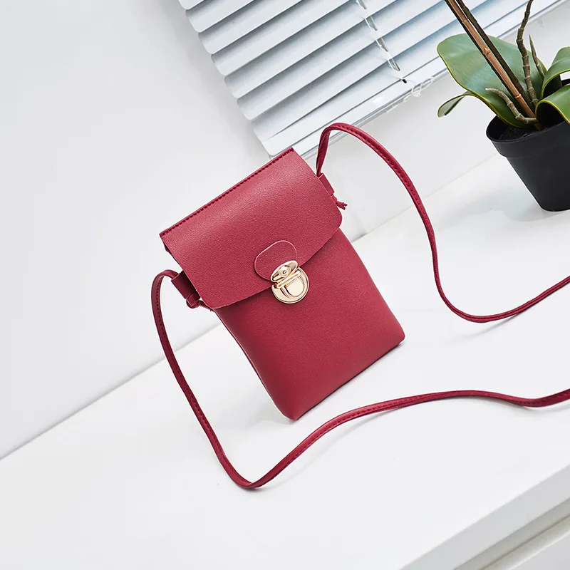 

Fashion Womens Handbags 2021 New Mini Simple One Shoulder Messenger Fashionable Mobile Phone Women's Bag Purses