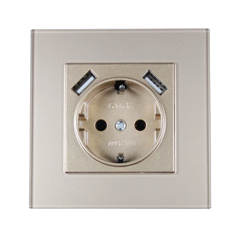 2019 новый стиль настенная розетка USB Бесплатная доставка двойной порт 5В 2А