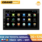Автомагнитола GRAND, 2 Din, Android, GPS, мультимедийный видеоплеер 2.5D, навигация, Bluetooth, Авторадио 2din для VW, Toyota, Nissan, Hyundai