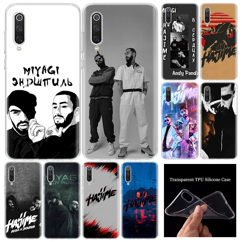 

Miyagi & Andy Panda Soft Silicone Phone Case For Xiaomi Redmi Note 10 9S 8T 9 8 7 6 6A 7A 8A 9A 9C K20 K30 S2 Pro Shell Coque
