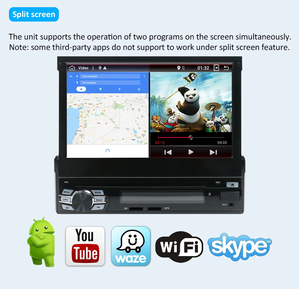 Автомагнитолы стерео аудио Радио Android 9,0 Bluetooth 1DIN " HD выдвижной сенсорный экран монитор радио SD FM USB камера заднего вида