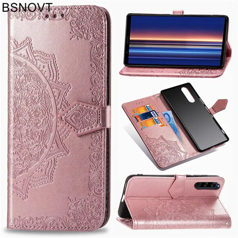 Чехол для Sony Xperia 5 мягкий силиконовый Роскошный Кожаный противоударный чехол 1 &quot