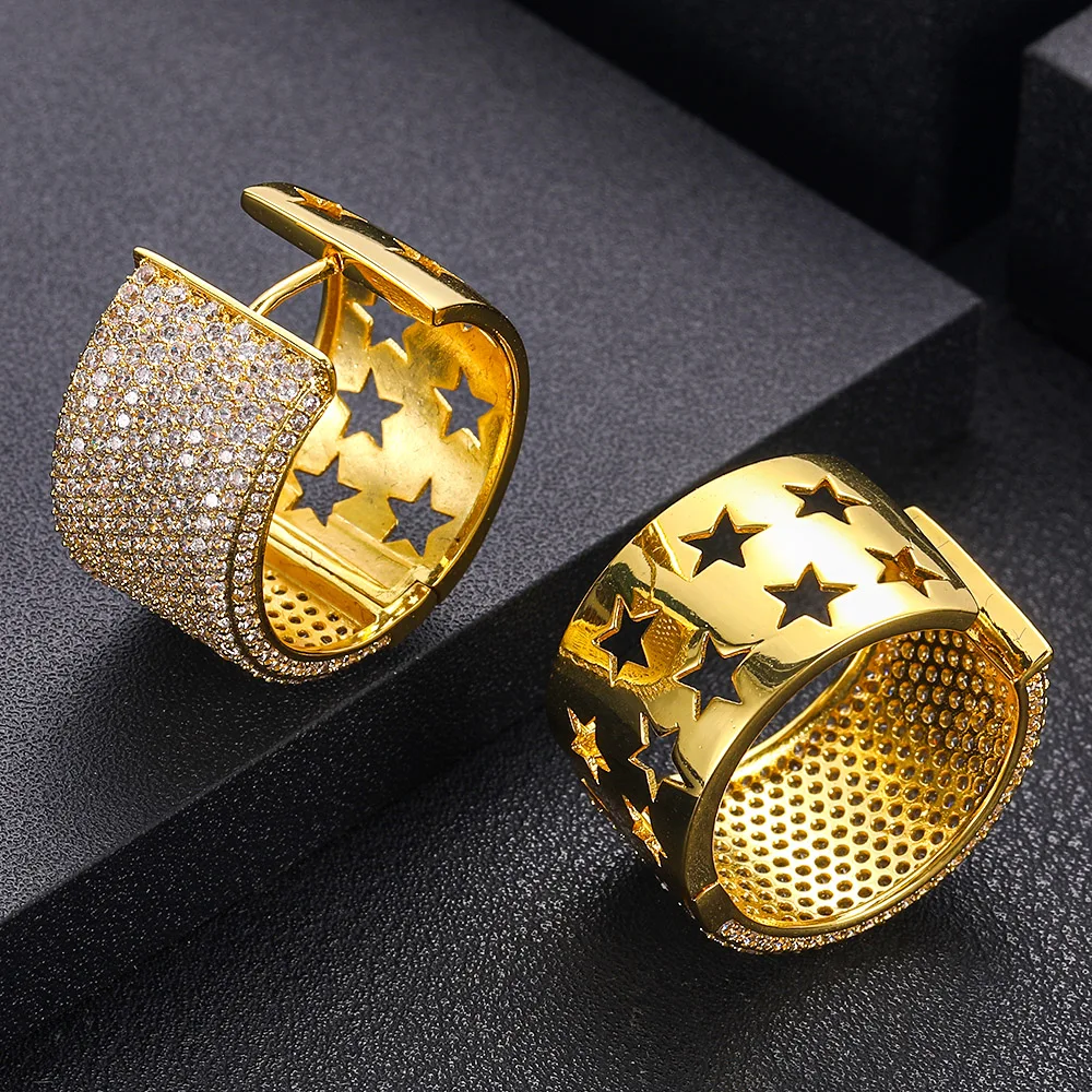 Janekellytrendy геометрические Смешанные Серьги-кольца для женщин, аксессуары, серьги с кубическим цирконием, ювелирные изделия, серьги mujer moda
