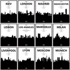 Гонконгский Киевский Лондонский Городской алмаз вышивка крестиком 5D Сделай Сам Алмазная вышивка туристический пейзаж домашняя комната мозаика Искусство