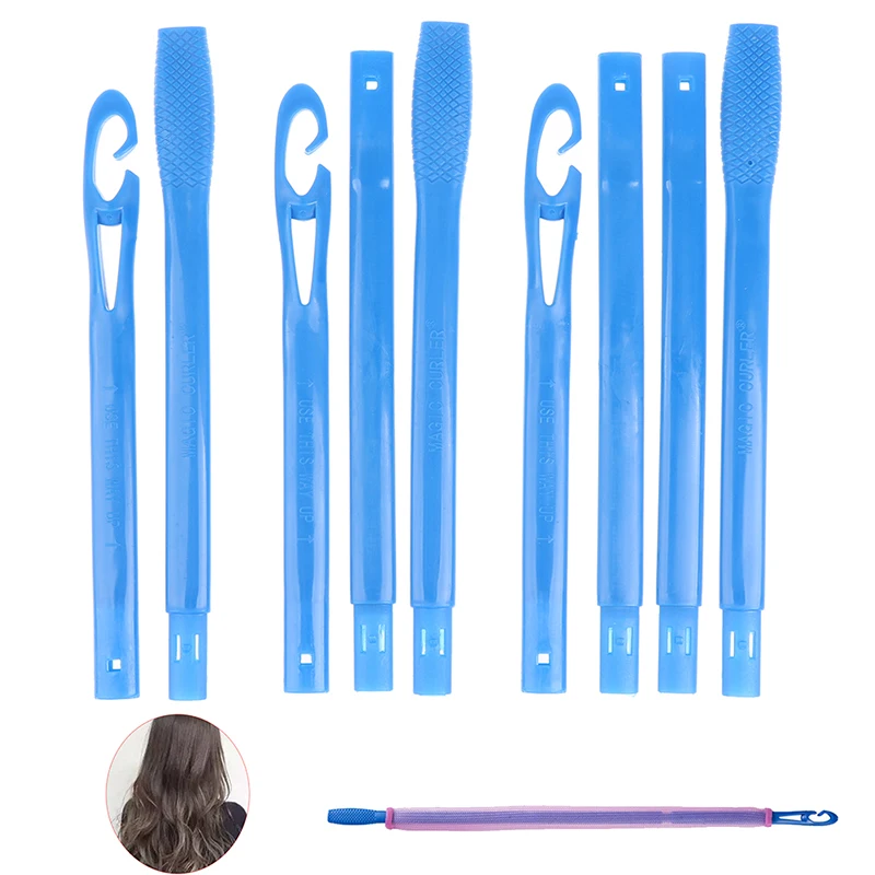 

2/3/4pc Magic Hair Curler Hair Styling Tool DIY Hair Curlers Spiral Circle Curling Wand Safety Hair Styling Accessories for Girl