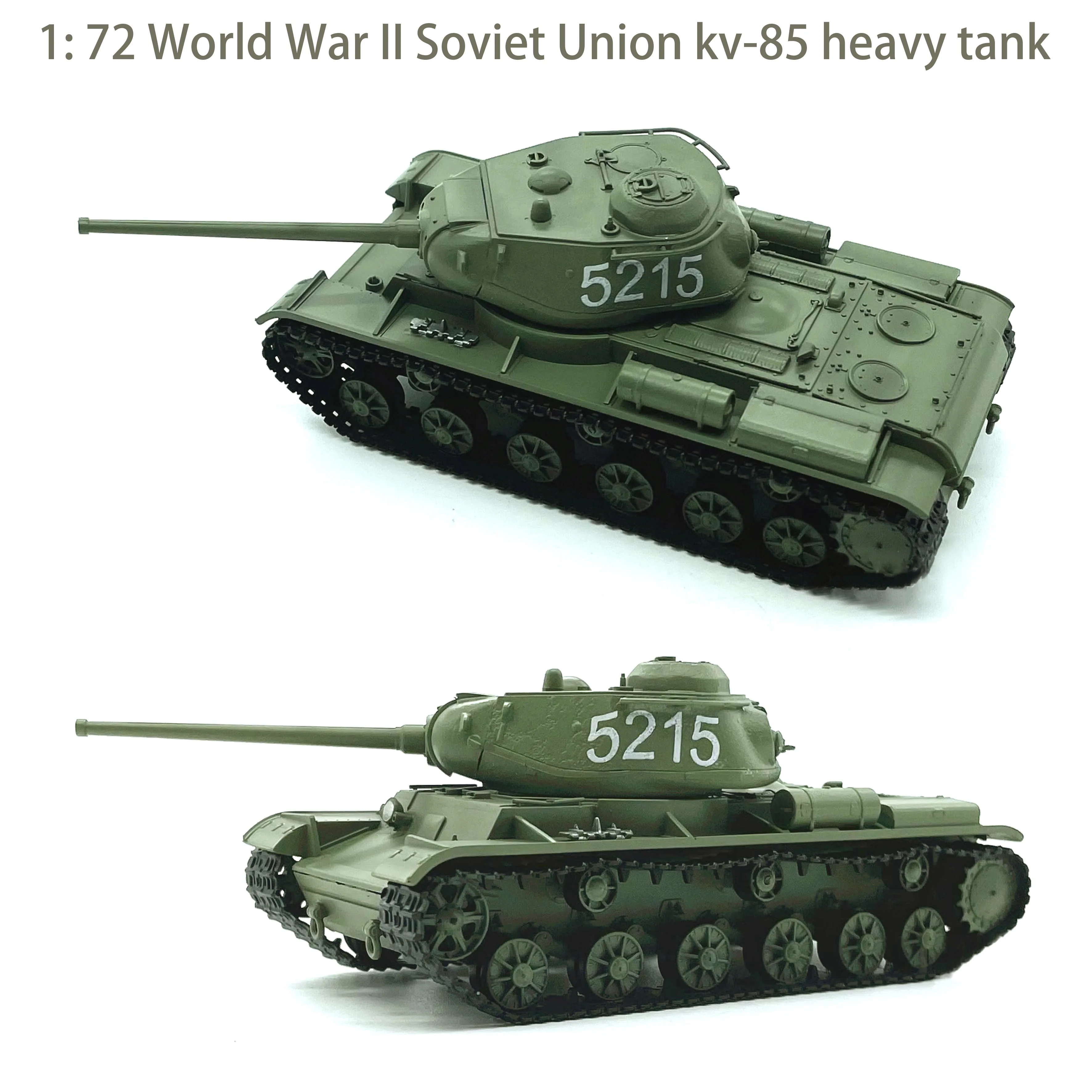 

1: 72 World War II Soviet Union kv-85 heavy tank 5215 small handmade model 35130