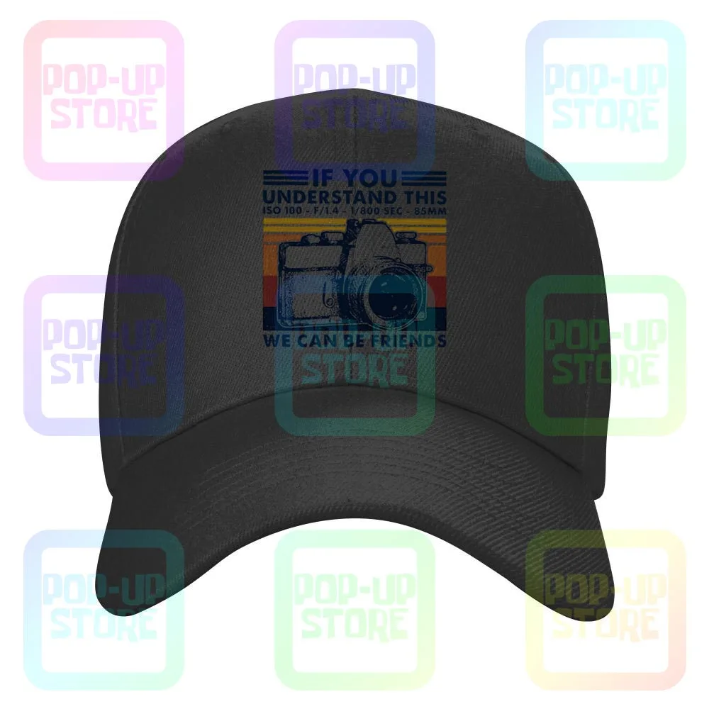 Если вы понимаете это Iso 100, мы можем быть друзьями, винтажная бейсболка s