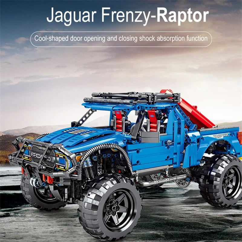 2020 механический автомобиль серия блок 1288 шт. городской пульт дистанционного