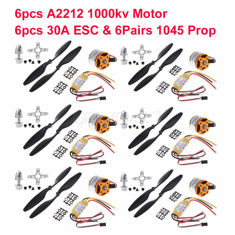 Choice 3 XXD A2212 2212 1000KV/1400KV бесщеточный двигатель+ 30A бесщеточный ESC+ 1045 Пропеллер для F450 F550 S550 RC Квадрокоптер - Цвет: Choice 3