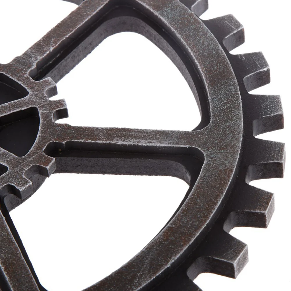 

24cm Vintage Steampunk Gear Wheel Home Bar Art Craft Wall Decoration Hexagon Decor
