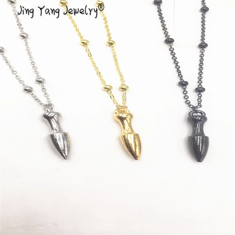 

Jingyang Pendola Reiki chakra Pendolas of pendulums for dowsing European copper Pink Gold In Fashion With Necklase Chain Chakra