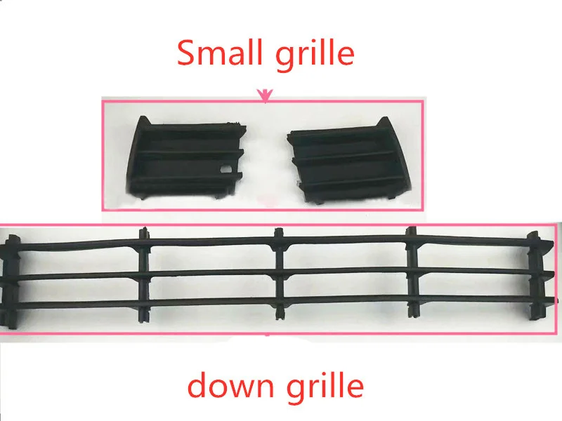 Решетка для переднего бампера Eosuns Skoda Octavia 2006-2009