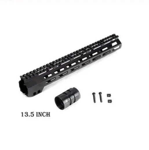 13.5 Тактический прицел крепление " 9" 1" 12" 13," 15" 1" дюймов AR15 поплавковая M-LOK Keymod Handguard для охотничьей тропы w стальная гайка - Цвет: 13.5
