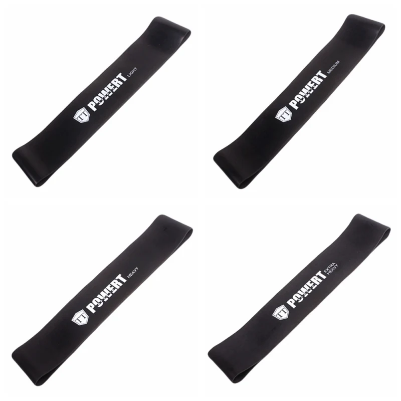 4 шт./компл. черные эластичные резинки для фитнеса йоги спортивные тренировок