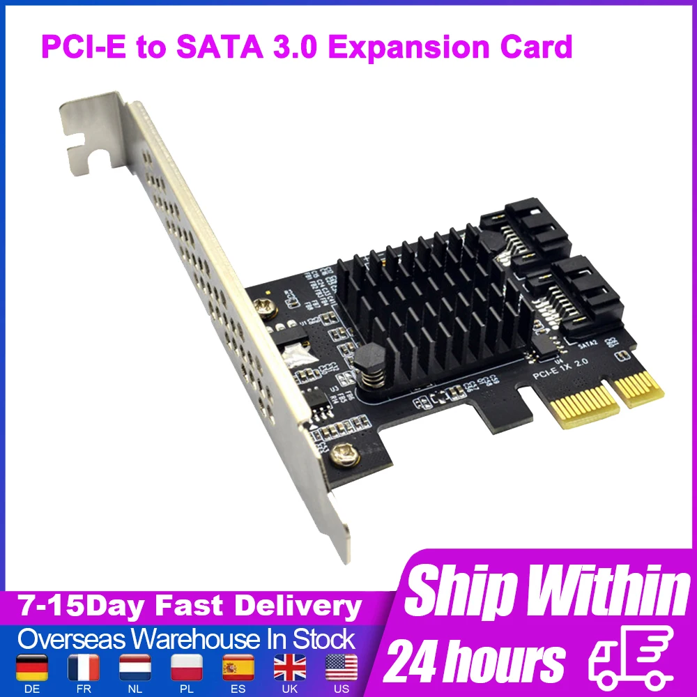 Плата расширения PCIE к SATA 3 плата контроллер двойной порт PCI Express адаптер карта