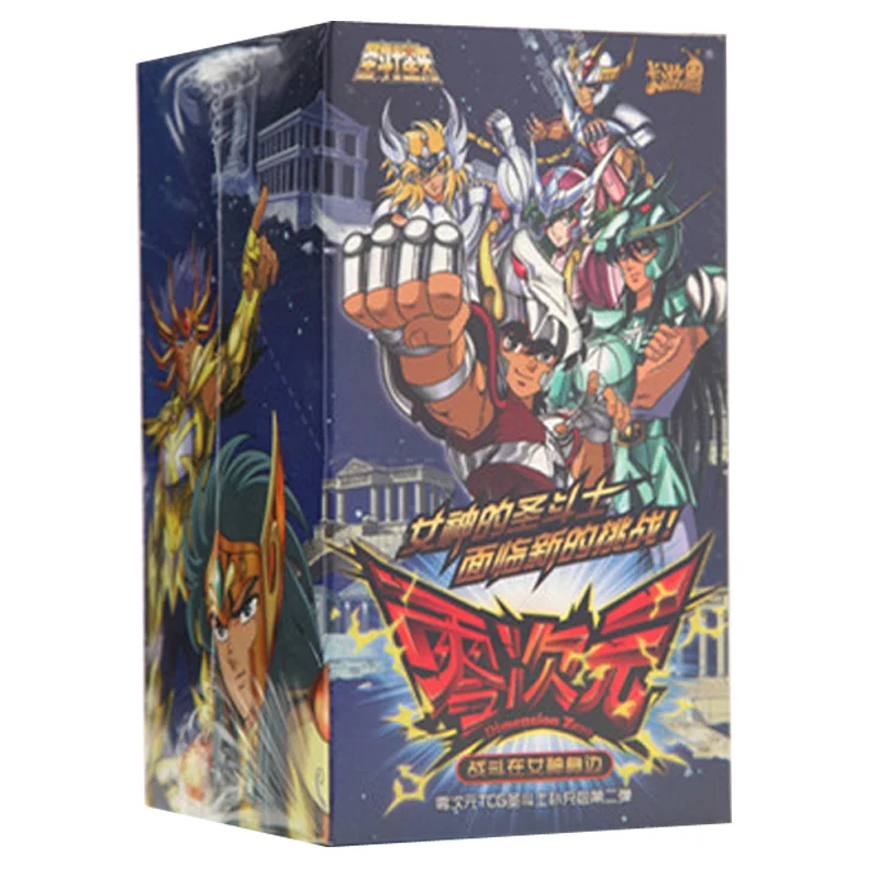 Juego de cartas de mesa para Ni&ntilde;os y Familias, juguete Original de la familia Zero Saint Seiya TCG, Luffy, Narutoes, Dragon Saiya, regalo de Navidad-0