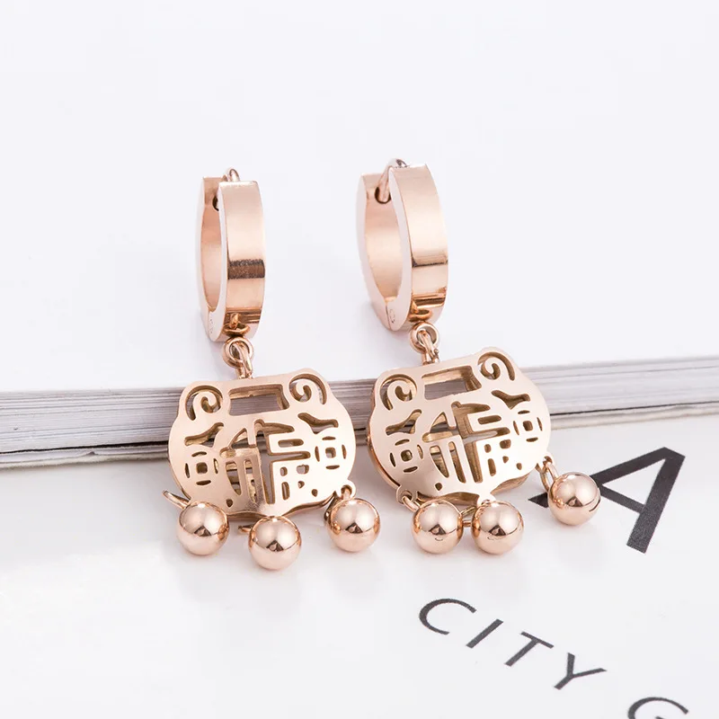 Корейские серьги 2019 с кисточками для женщин ювелирные изделия розовое золото