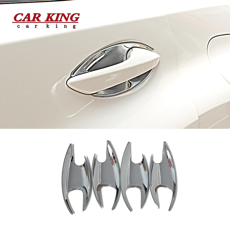 

For Lexus NX 200 2015 16 17 18 19 2020 Car-Styling ABS Chrome Car Door protector handle Bowl Cover Trim Accessories 4 PCS