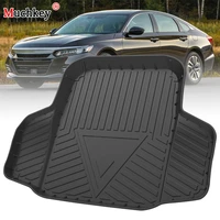 muchkey tpe trunk mat for honda accord sedanhybrid 2018 2020 car waterproof non slip custom rubber 3d cargo liner accessories