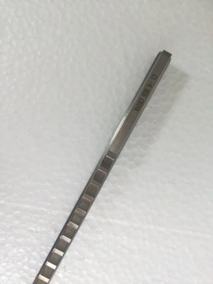 Высокое качество HSS Keyway Broach метрический размер 6 мм режущий инструмент C1 Push-Type |